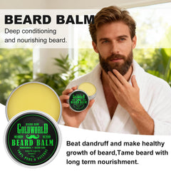 GoldWorld wooden comb for gentle detangling and anti-static grooming.