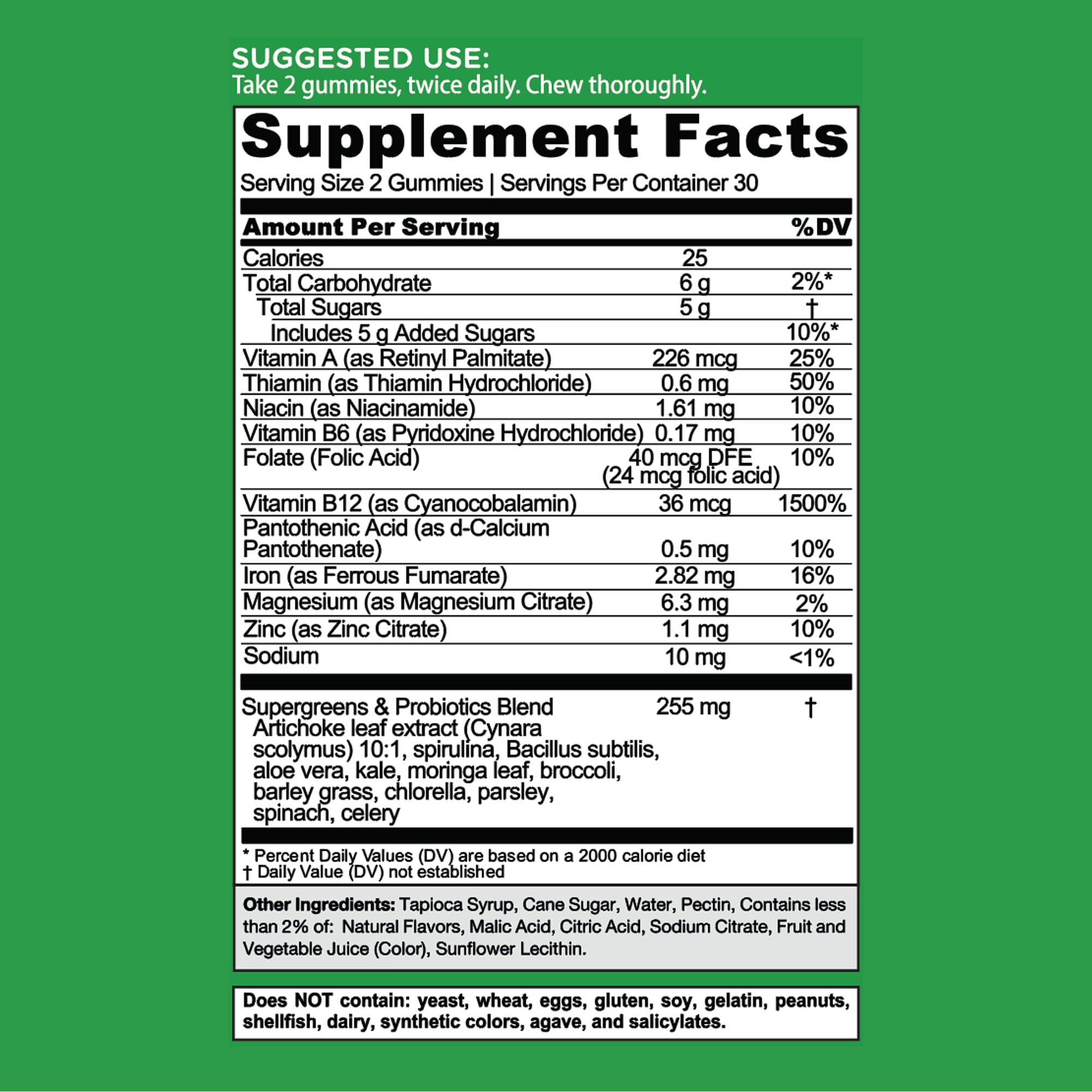 Goli Supergreens bottle pour showing convenient serving on the go.