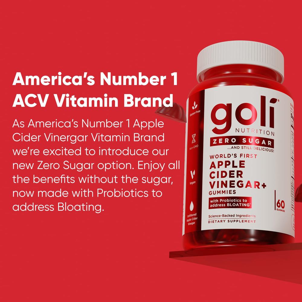 Goli Zero Sugar Trio packaging on shelf for easy purchase.