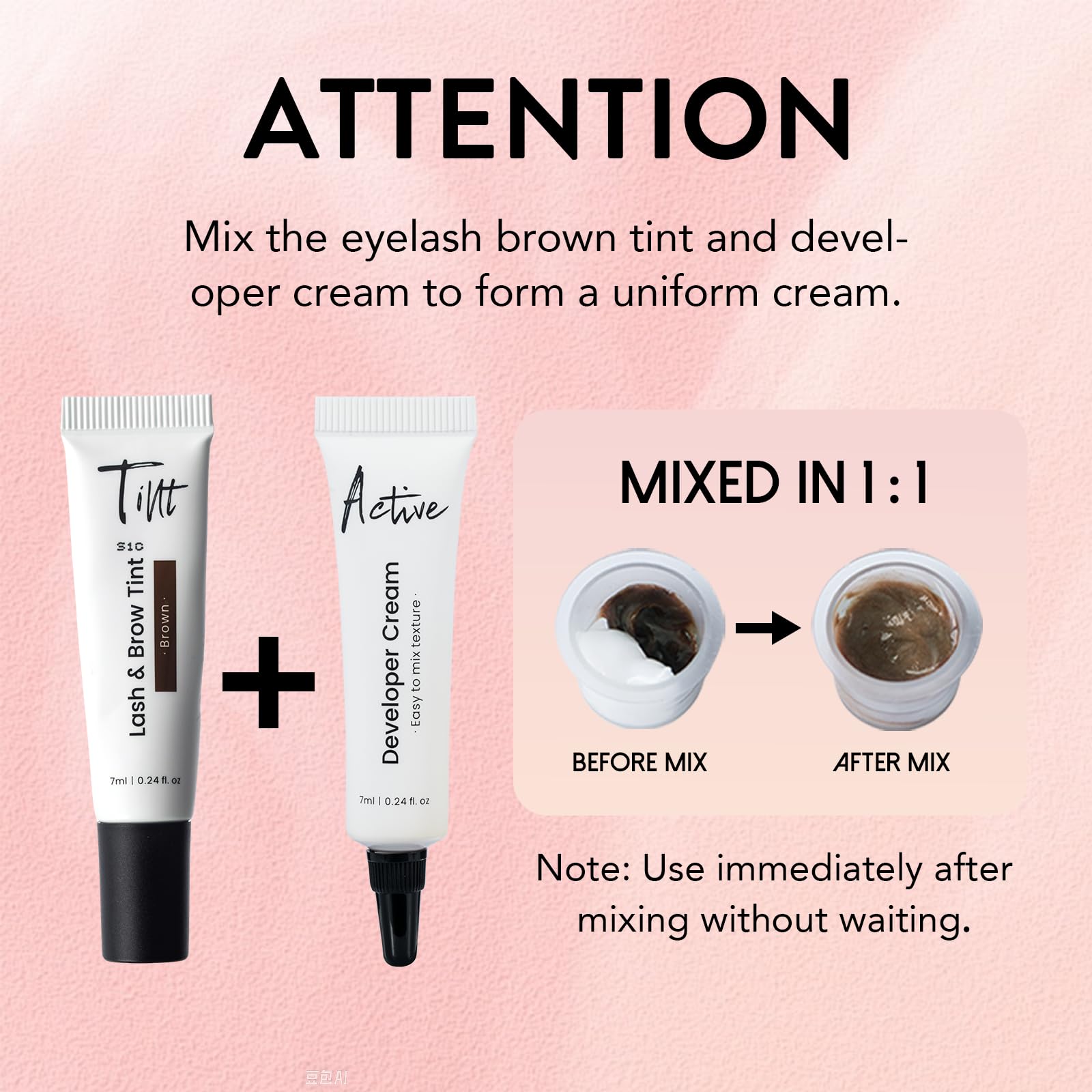 Gollee brow kit contents showing tools for coloring
