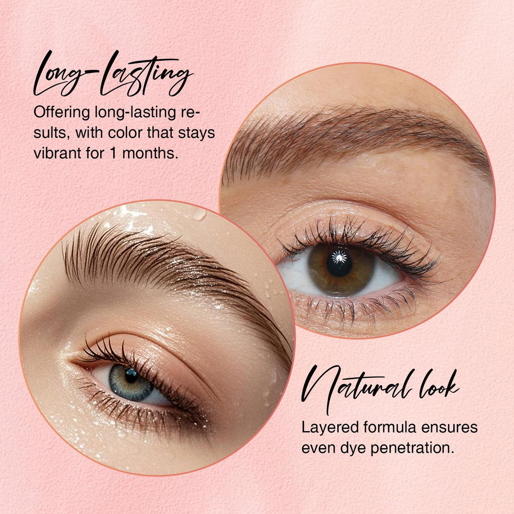 Gollee brow and lash color kit applicator in use for precise application