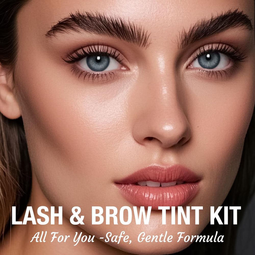 Gollee lash color kit before and after display with longer wear