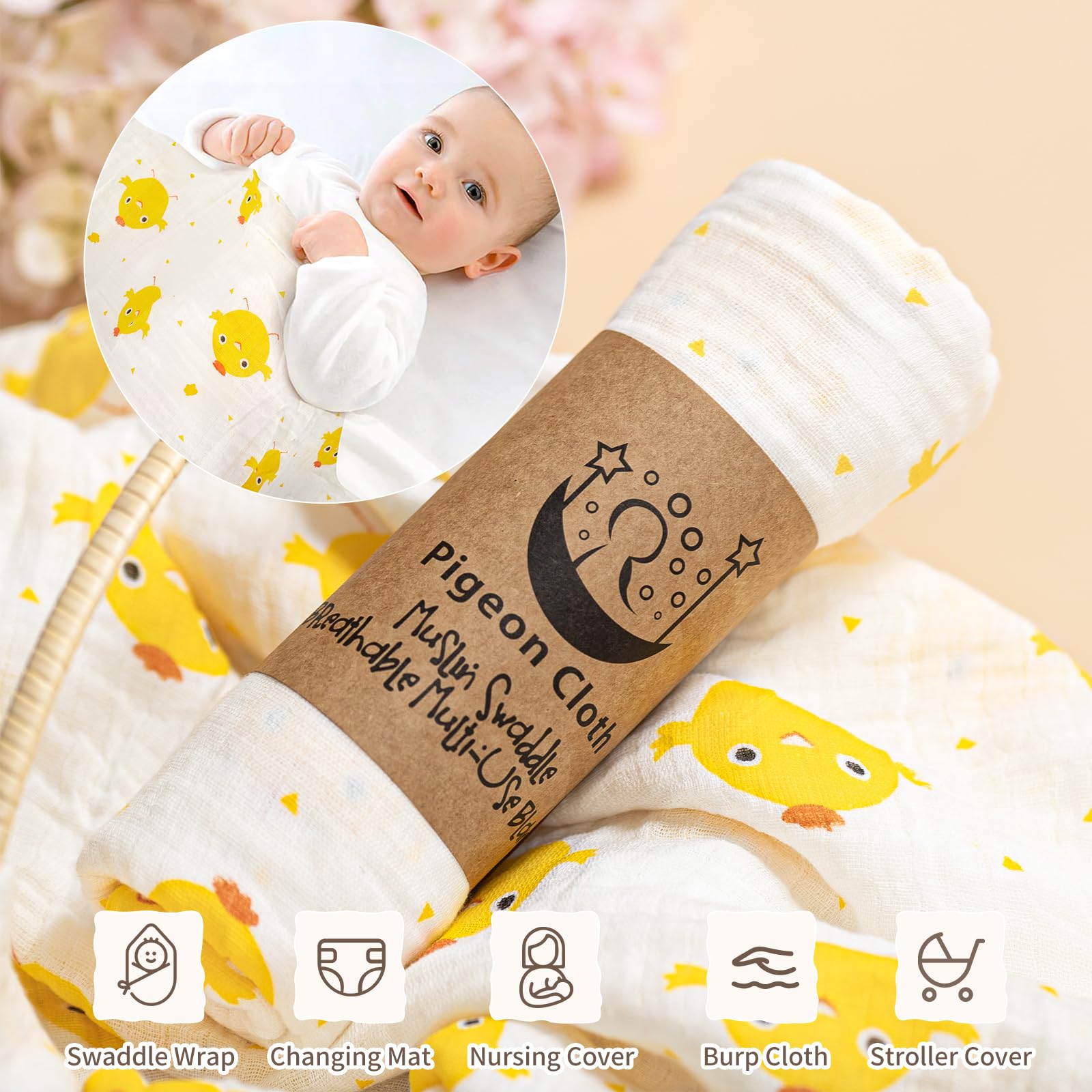 Golray crib hanging toy attracts attention with soft textures