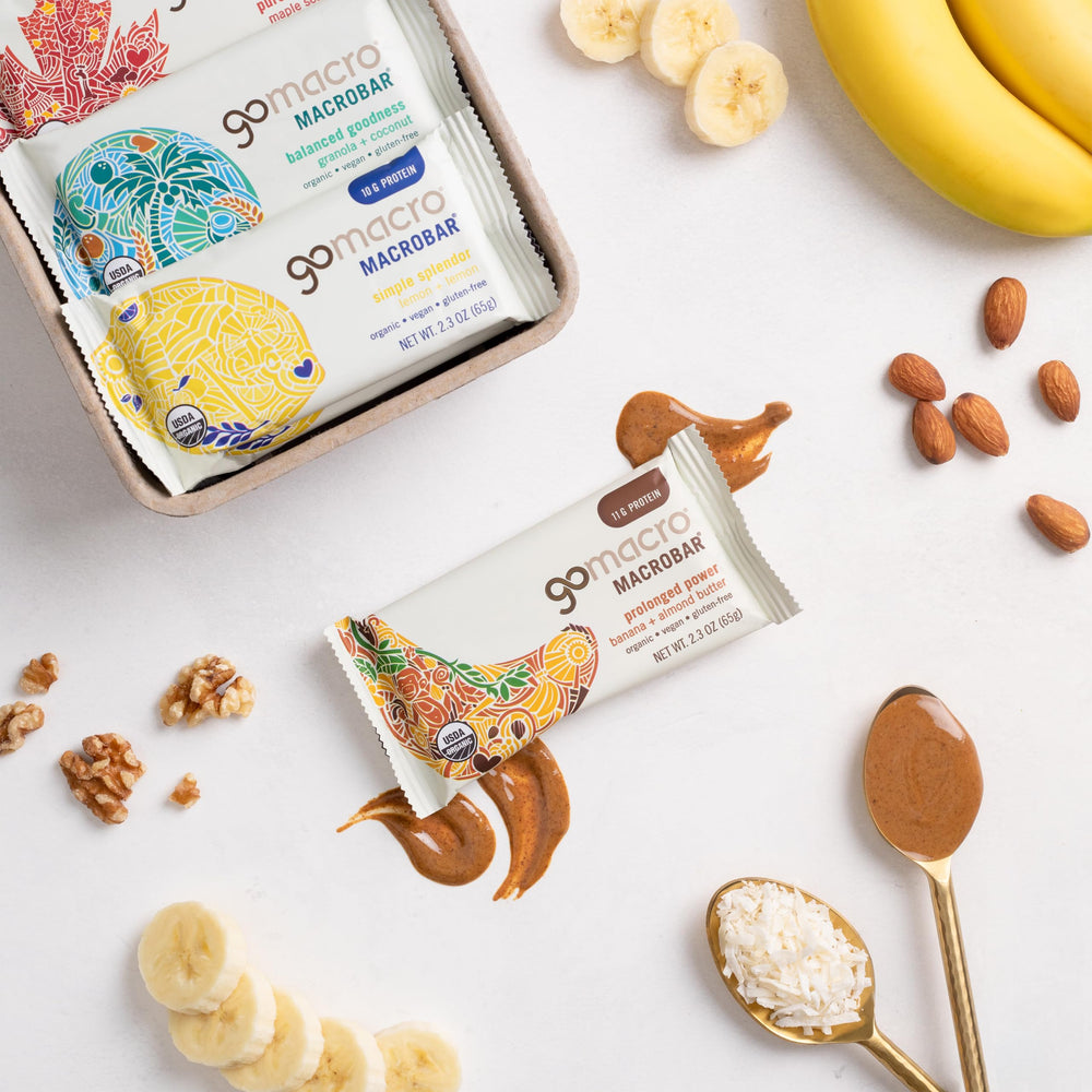 GoMacro Macrobar Breakfast Granola Coconut, chewy texture for a quick start