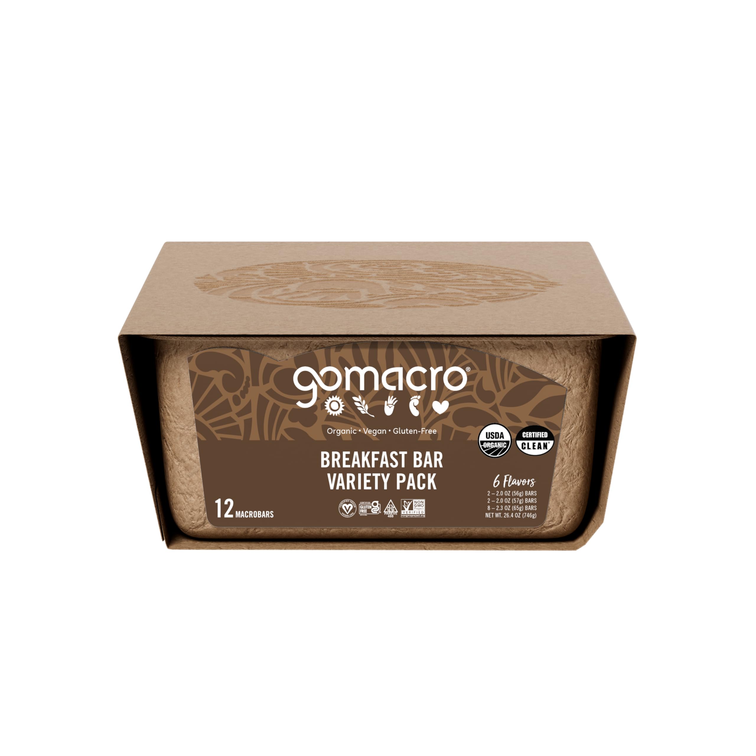 GoMacro Macrobar Breakfast Lemon Lemon, refreshing citrus note for a light snack