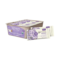 GoMacro MacroBar White Chocolate Macadamia Nuts unwrap reveals creamy texture for a quick energy boost
