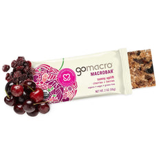GoMacro organic ingredients brown rice syrup close-up showing wholesome plant-based base.