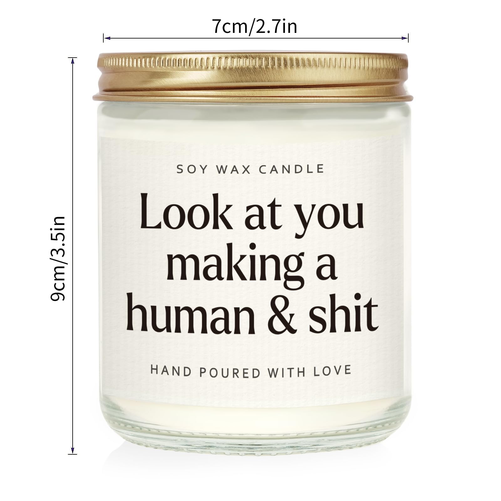 GoMelley candle in protective packaging, ready to gift