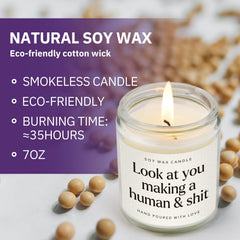 GoMelley postpartum gift candle offering relaxing moments after birth