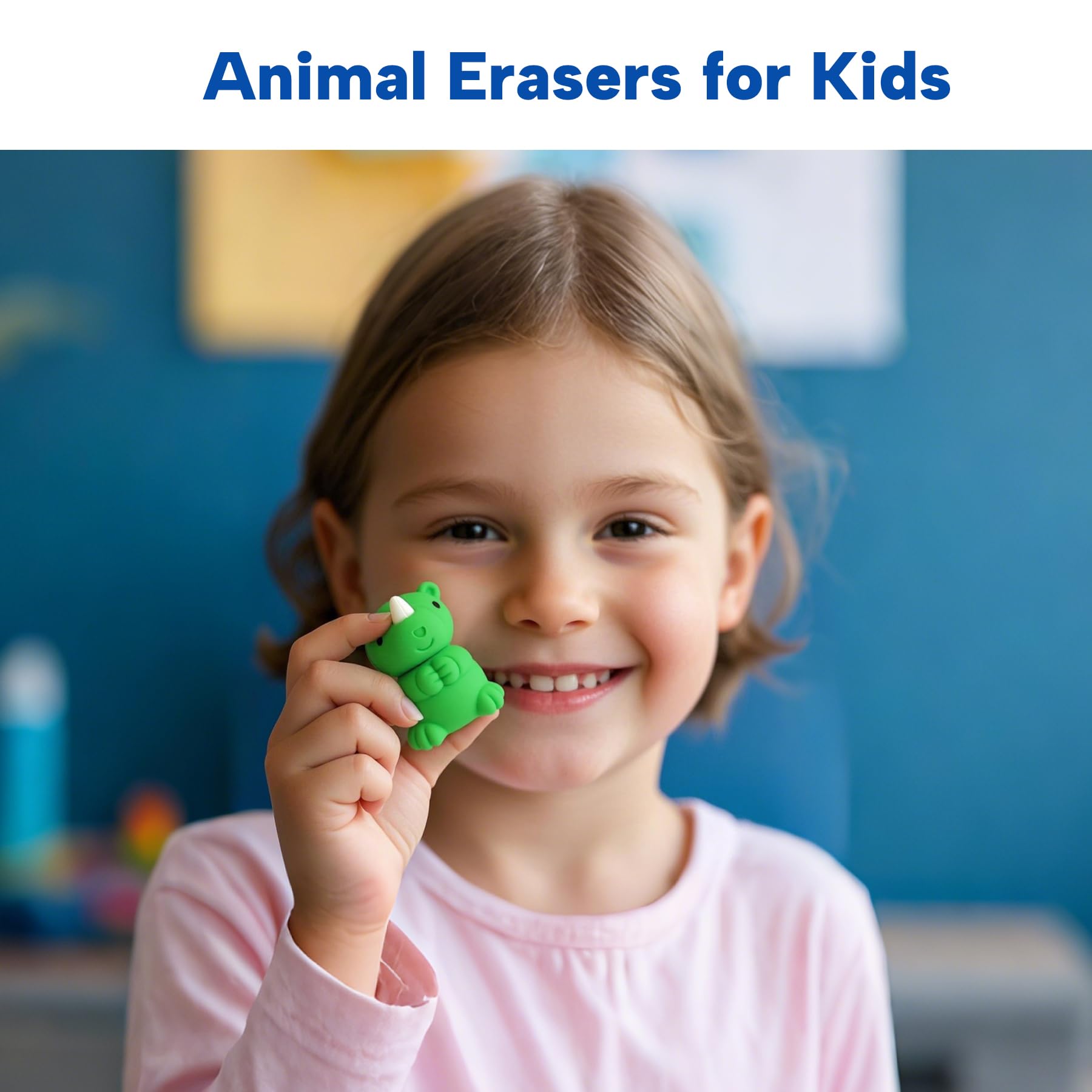 GOMIMEOR puzzle erasers engaged for hands-on play and motor skill practice.