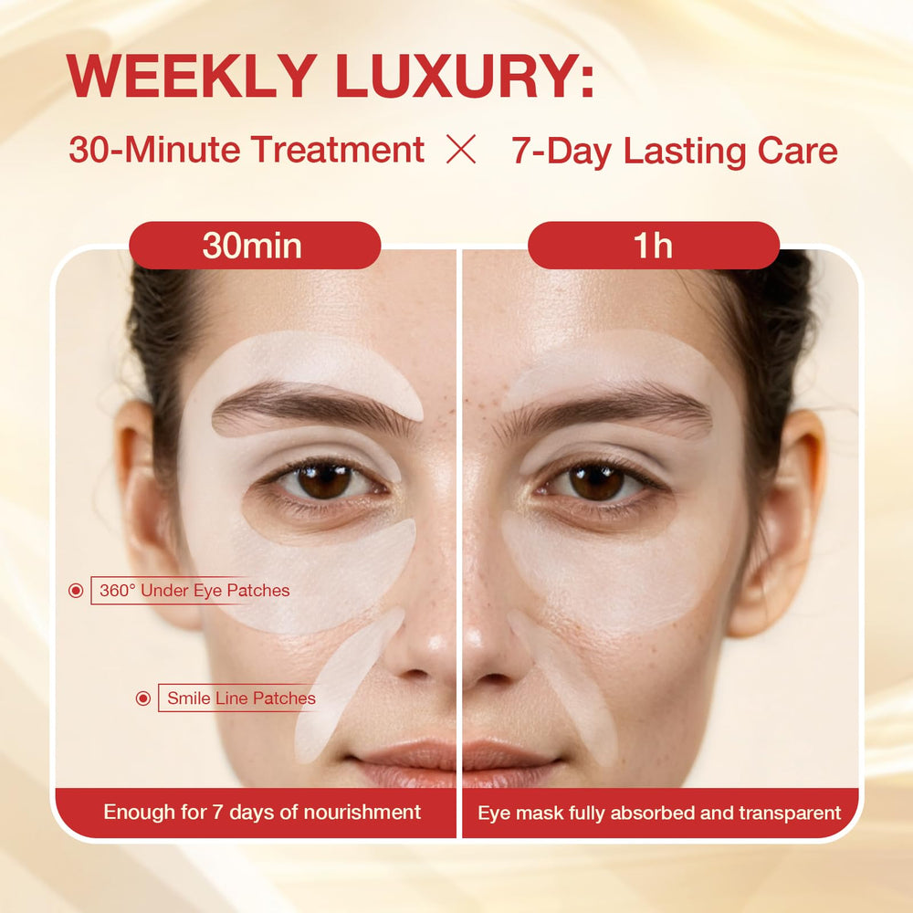 GONIM hydrating eye patch for overnight hydration and glow.