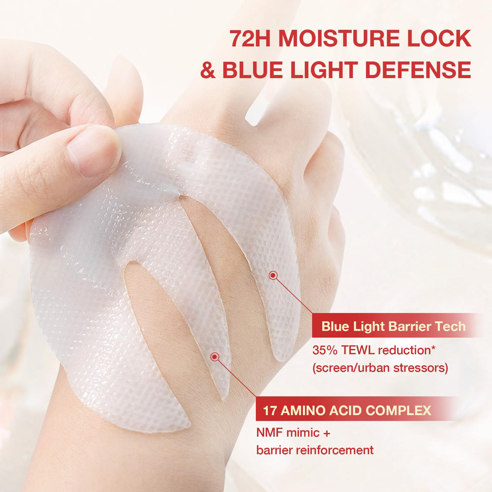 GONIM weekly luxury care patch for a soothing under-eye routine.