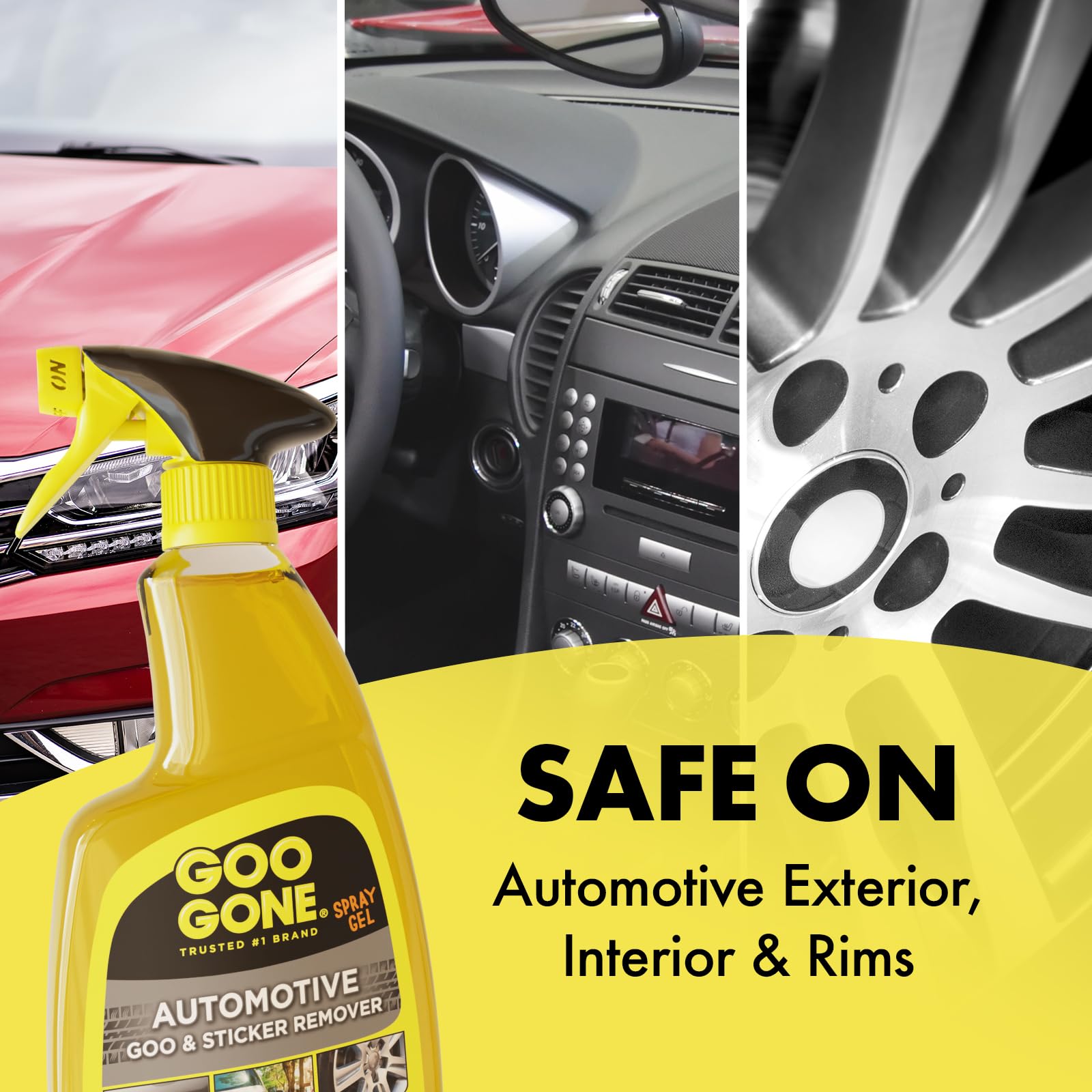 Goo Gone Automotive gum removal on interiors and exteriors