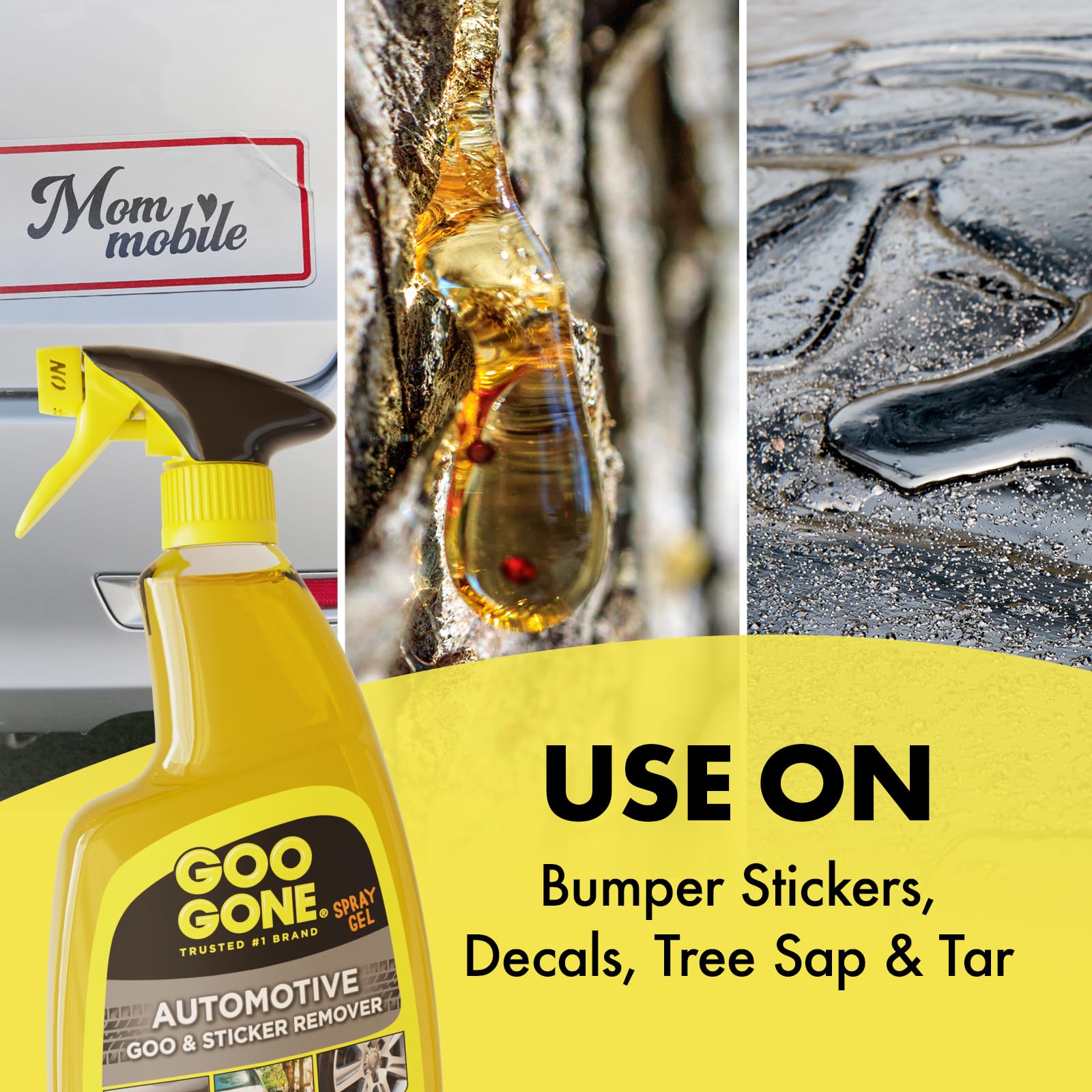 Goo Gone Automotive spray paint removal for fresh finishes