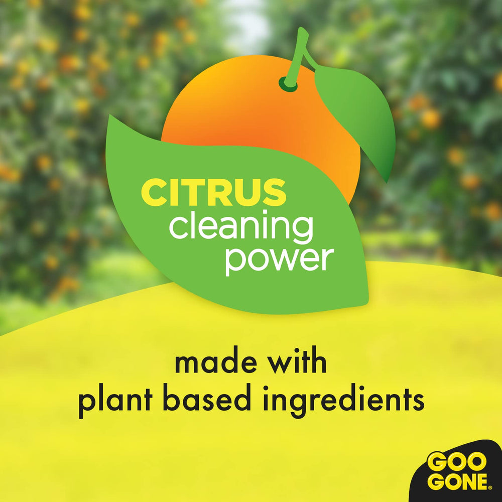 Fresh scent accompanies Goo Gone Degreaser during cleaning