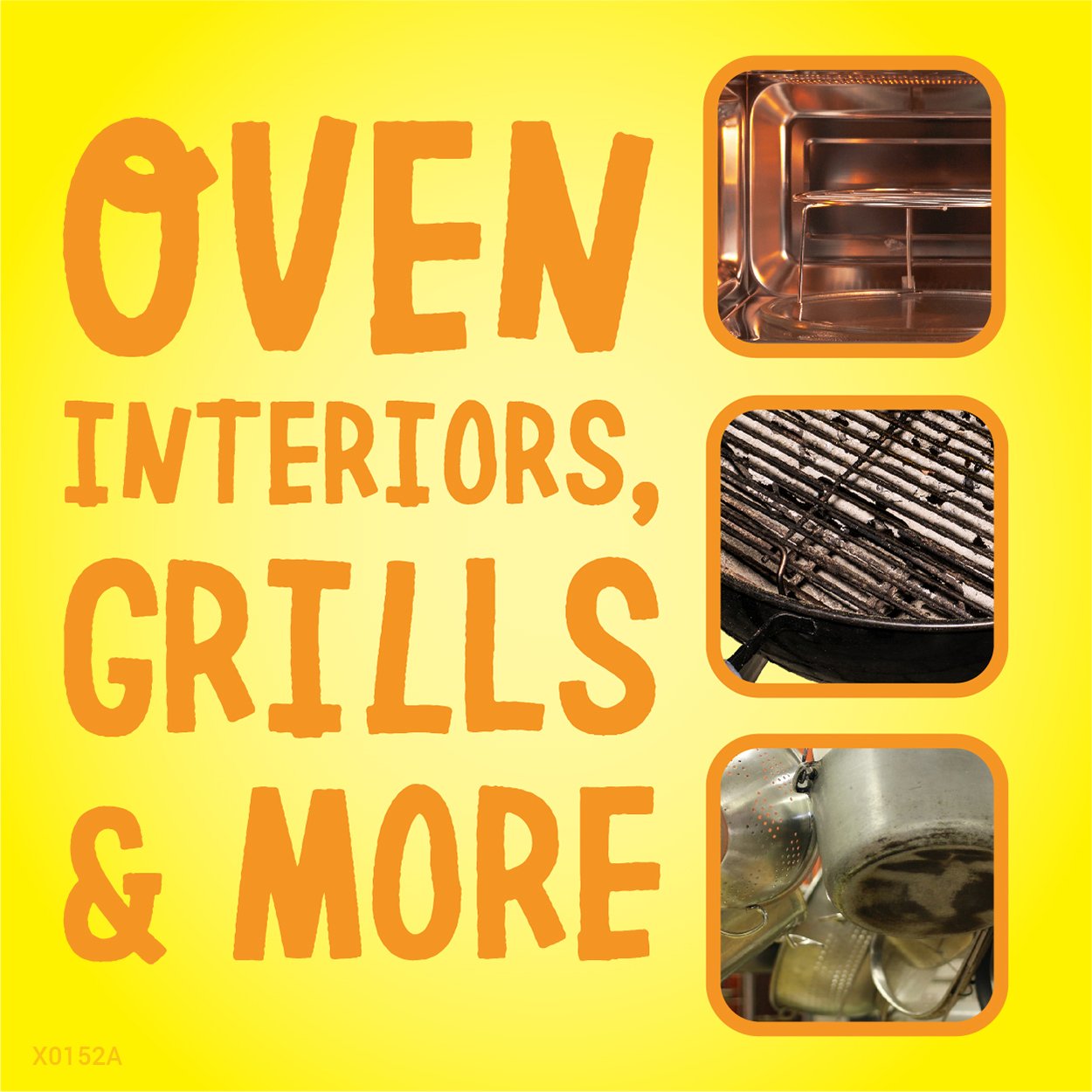 Goo Gone Oven-Grill Cleaner oven interior shot highlights quick burn-off of grime.