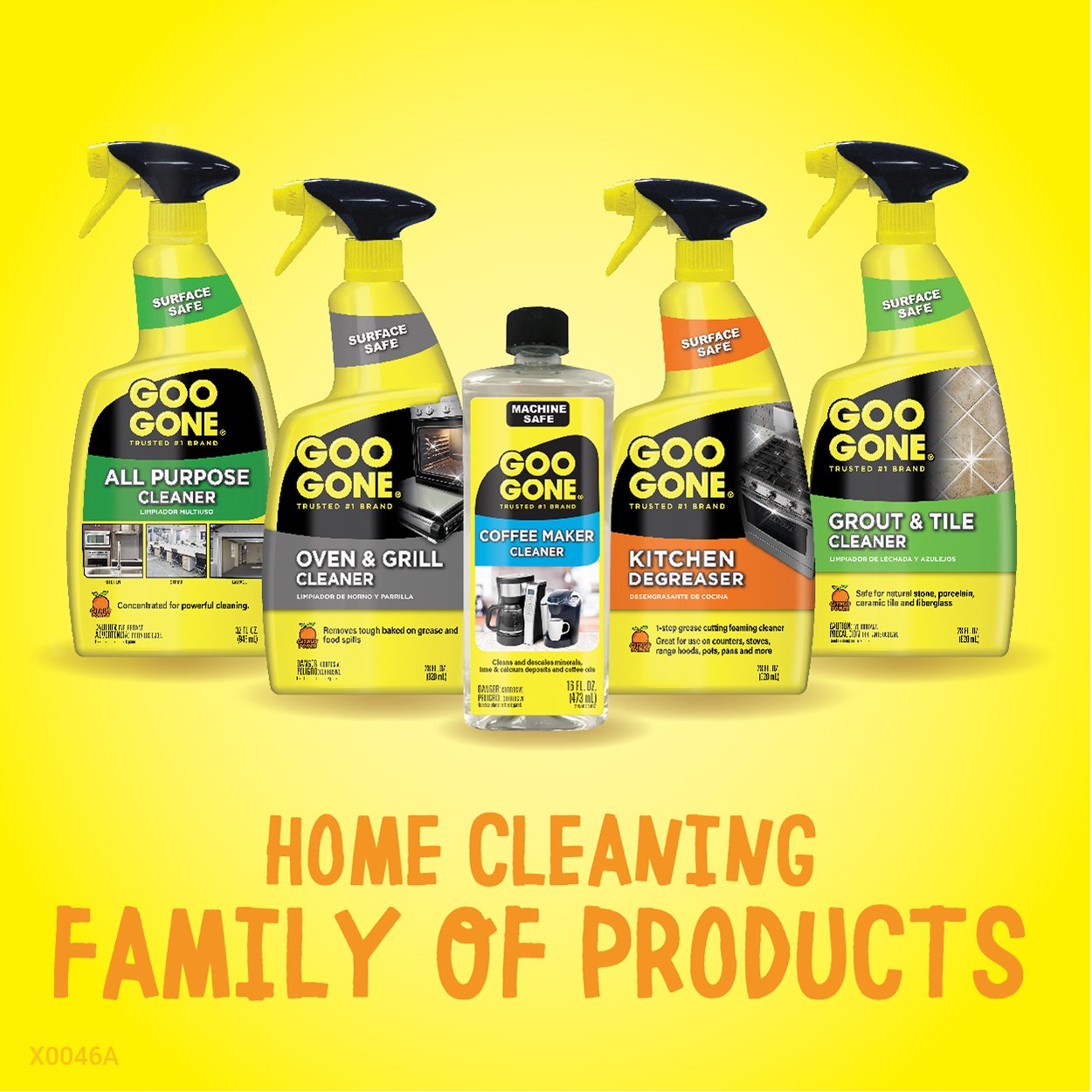 Goo Gone Oven-Grill Cleaner on pots and pans enables easy cleanup.