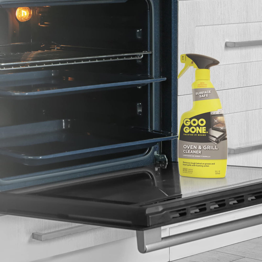 Oven racks and pans look renewed after a Goo Gone treatment
