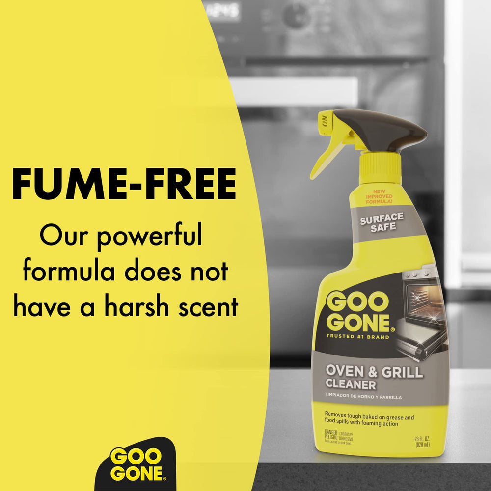 Stainless-steel interior treated with Goo Gone for a safe shine