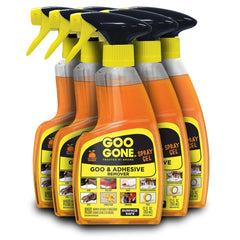 Goo Gone Spray Adhesive Remover Gel bottle ready to tackle sticky messes.