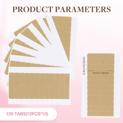Goo GOO hair extension tape adhesive close-up highlighting strong invisible bond.