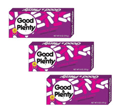 Good & Plenty theatre box 3-pack for sharing and nostalgia