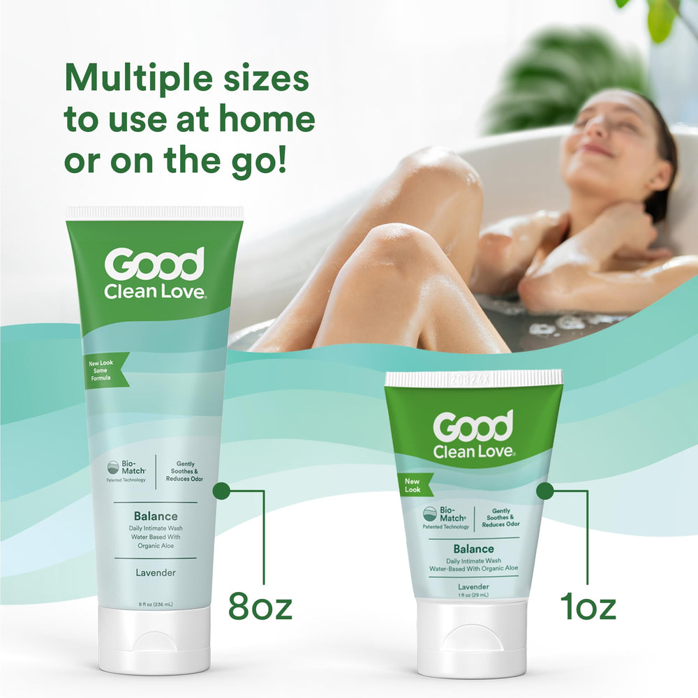 Good Clean Love Balance packaging variation hints at updated look with same formula.
