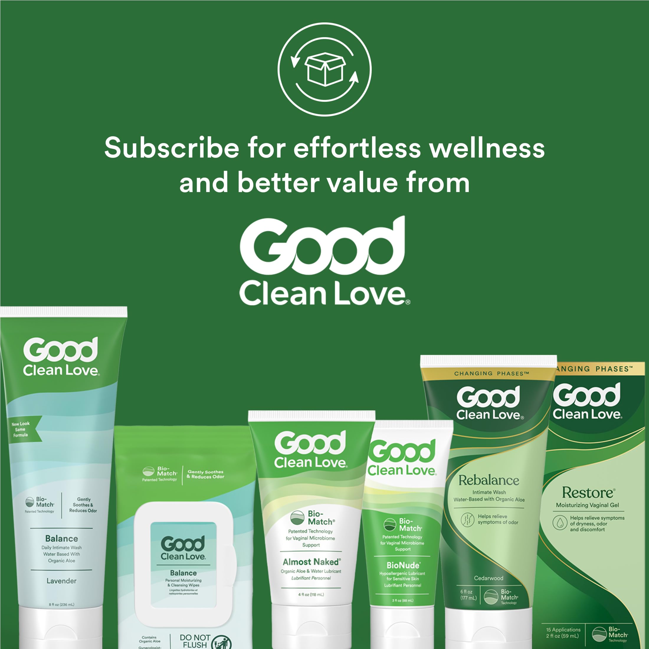Odor-control action of Balance Wipes for renewed comfort