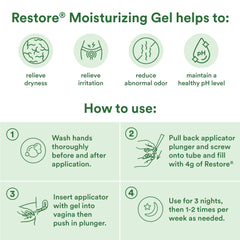 Good Clean Love Restore reusable applicator for discreet daily lubrication