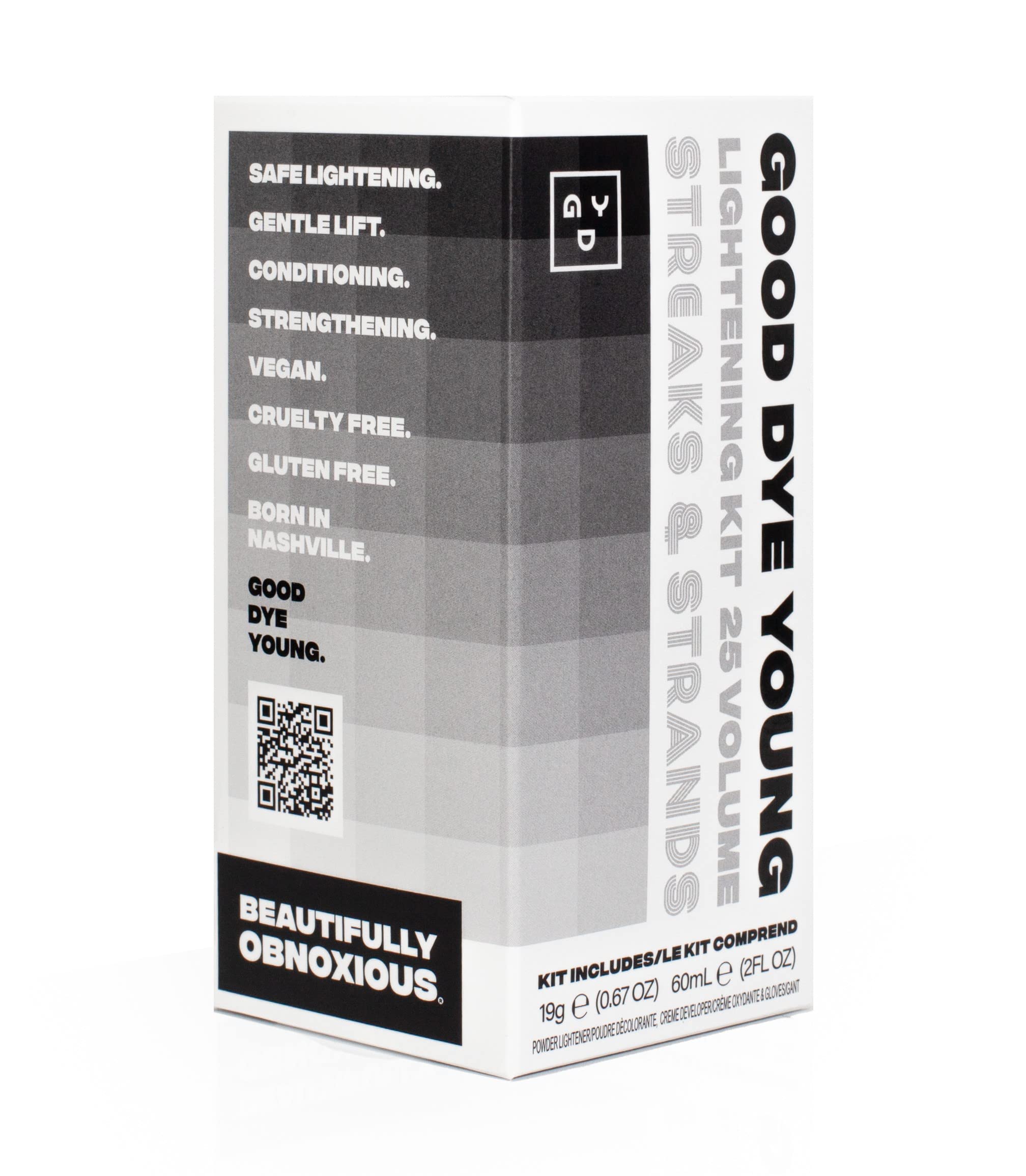 Good Dye Young kit packaging highlights brand story and self-expression values