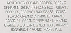 Good Earth Tea Co tea bag steeping in cup releasing inviting aroma.