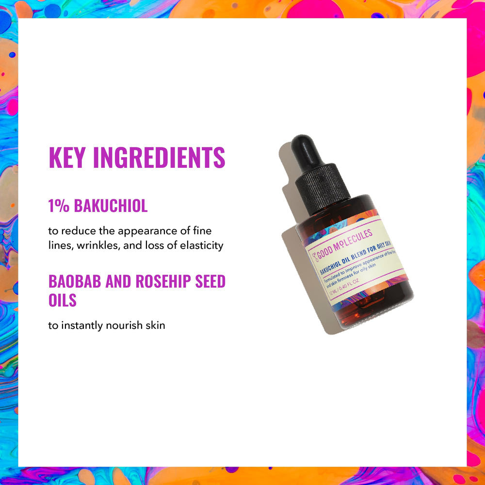 Good Molecules Bakuchiol Oil texture shows non-greasy finish