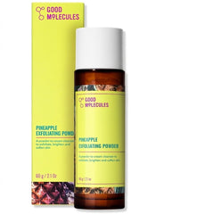 Good Molecules Pineapple Exfoliating Powder bottle ready for at-home exfoliation.