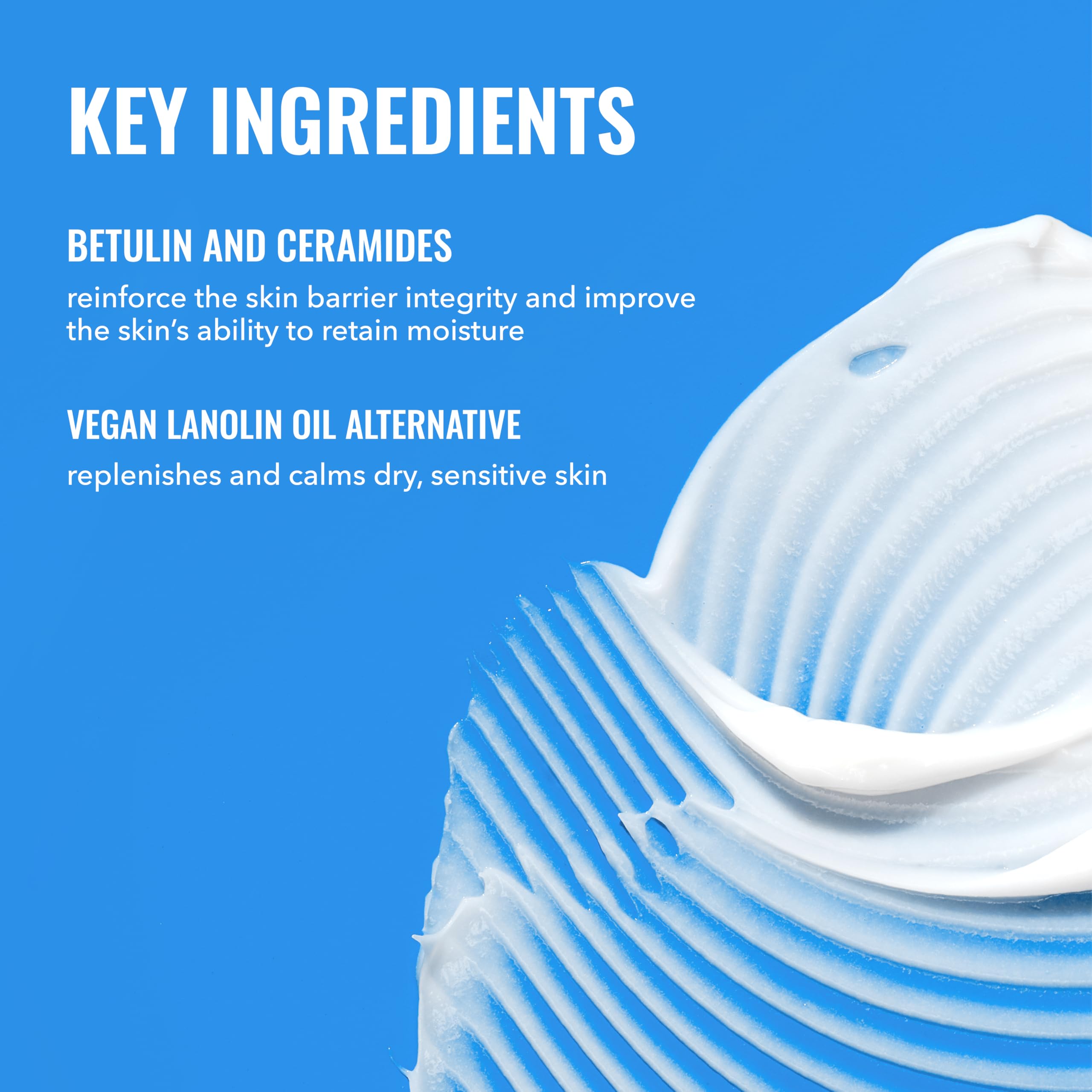 Good Molecules Rich Cream ingredients ceramides and betulin highlighting barrier-supporting care