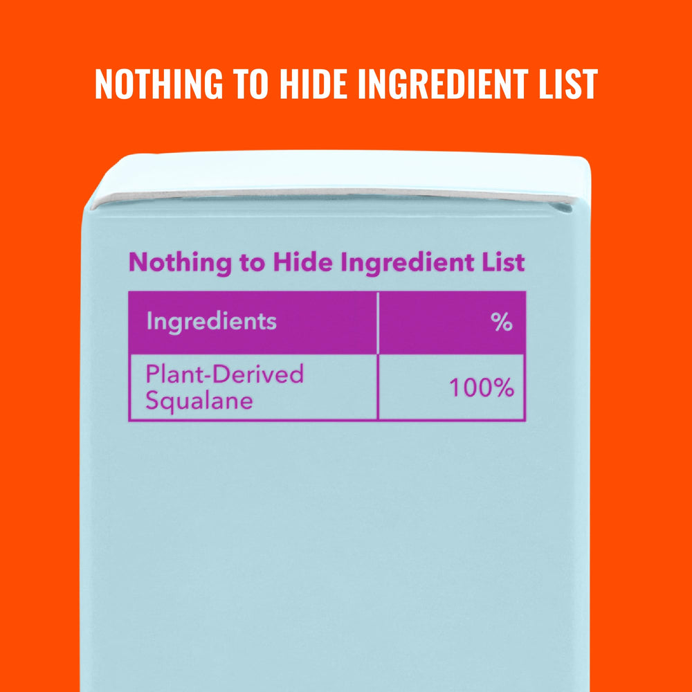 Good Molecules Squalane Oil used on hair for added moisture.