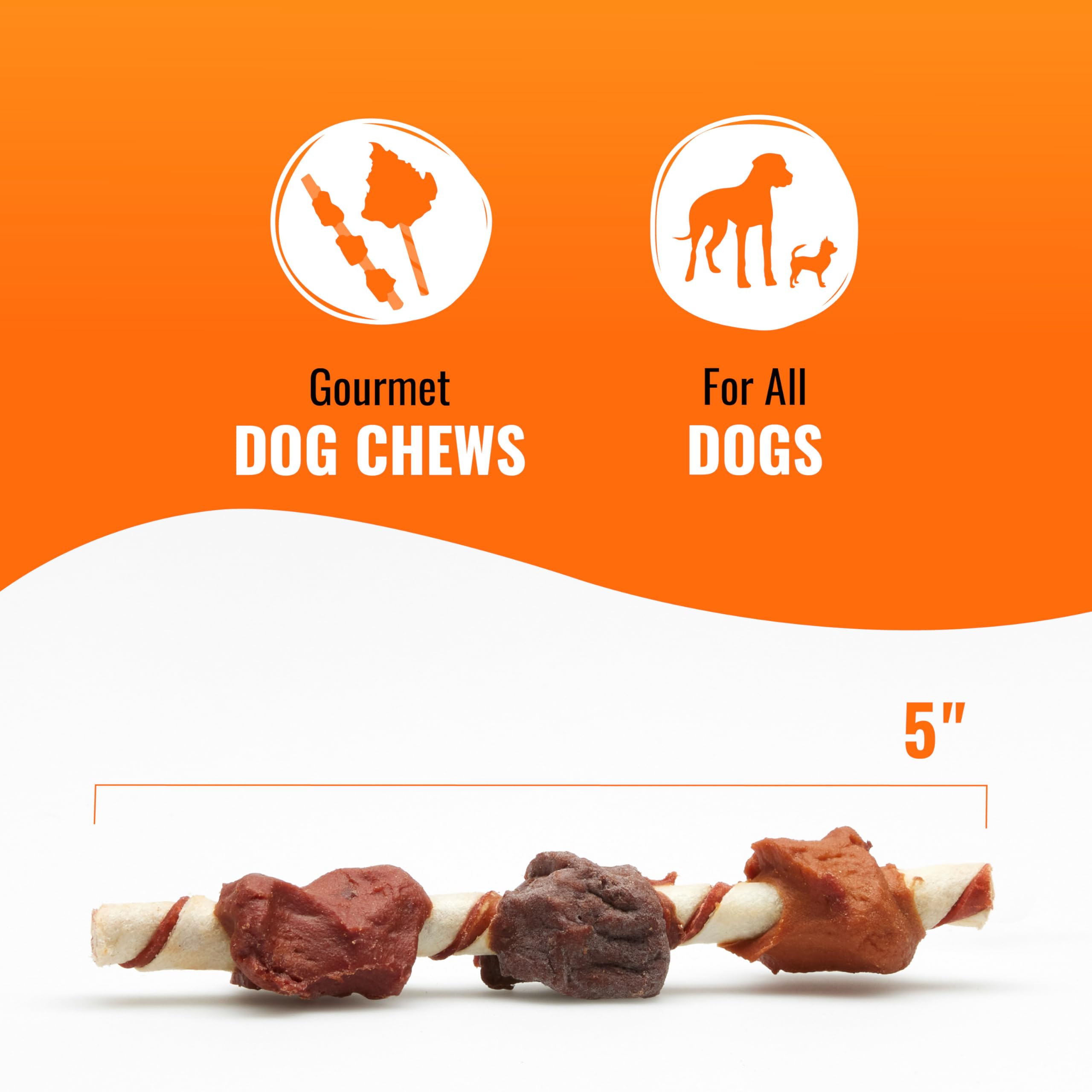 GOOD 'N' FUN Triple Flavor Kabobs duck wrap—tasty variety for enrichment.