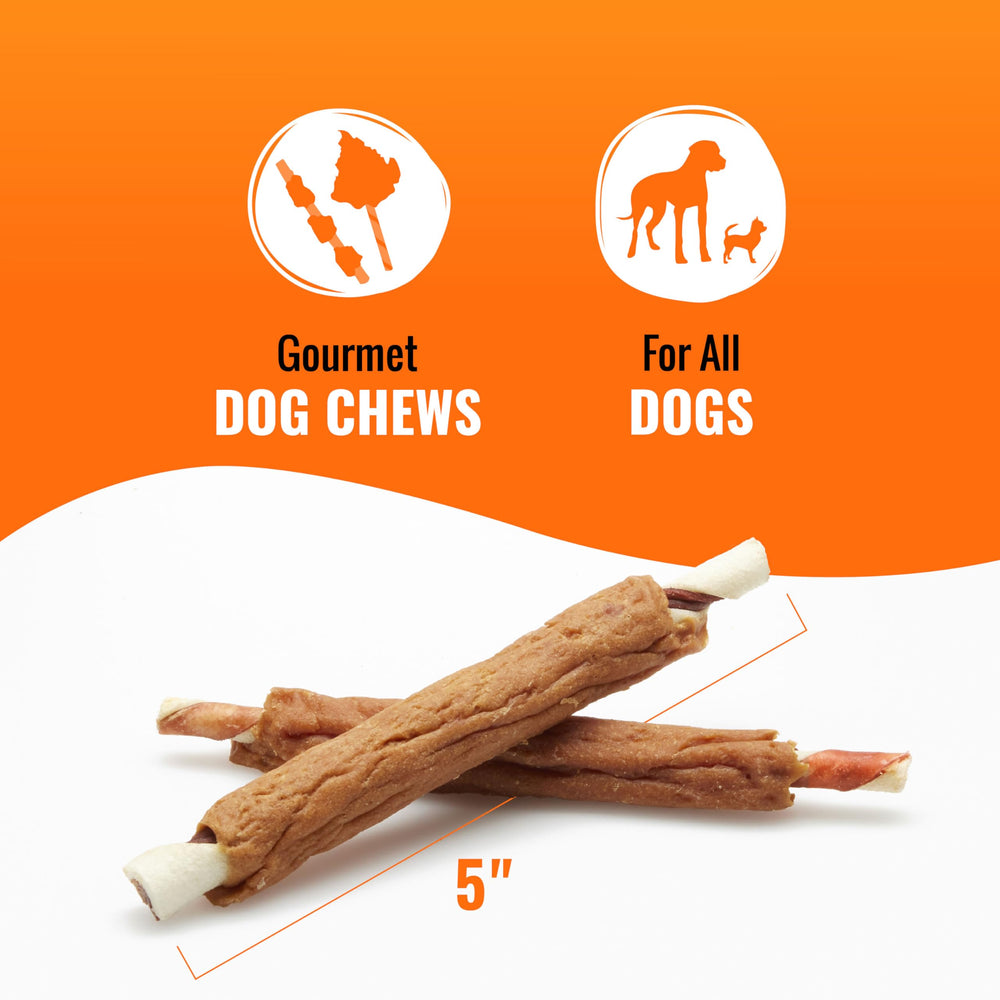 GOOD 'N' FUN Triple Flavor Ribs chew beef-pork-chicken blend close-up