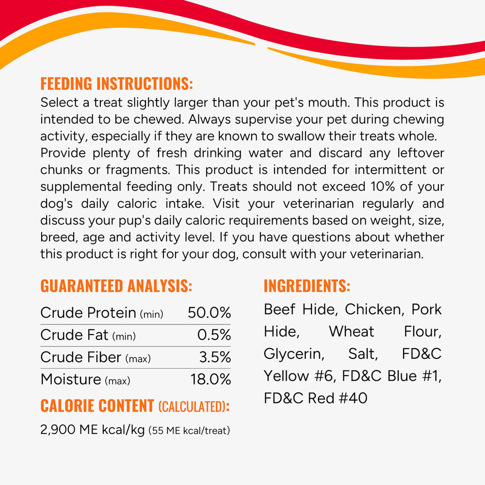 GOOD 'N' FUN Triple Flavor Ribs chew rib-shaped design for playful chewing