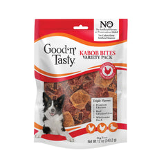 Good 'N' Tasty Kabob Bites chicken – savory real chicken chew for dogs.