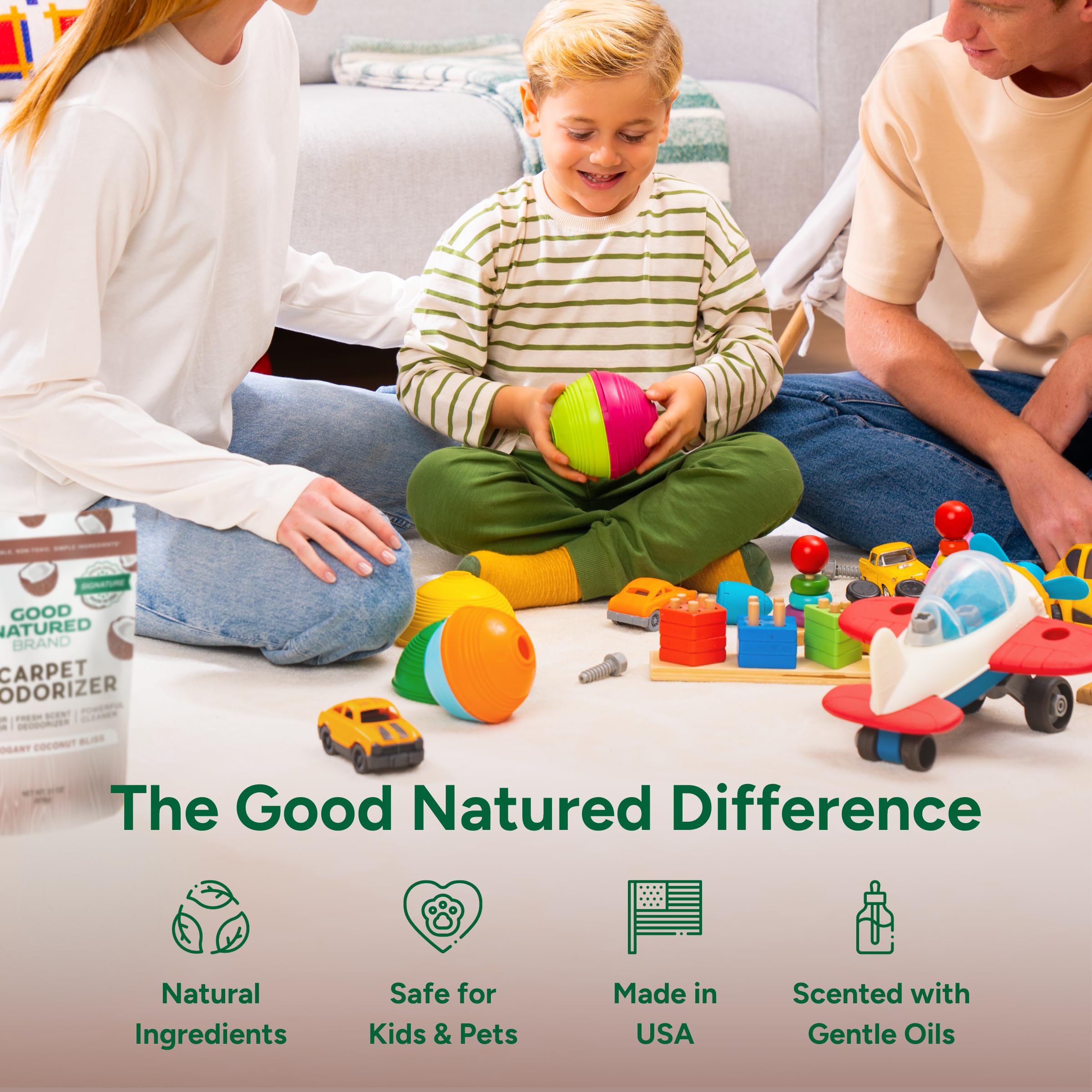 Good Natured Brand made in the USA and eco-friendly.