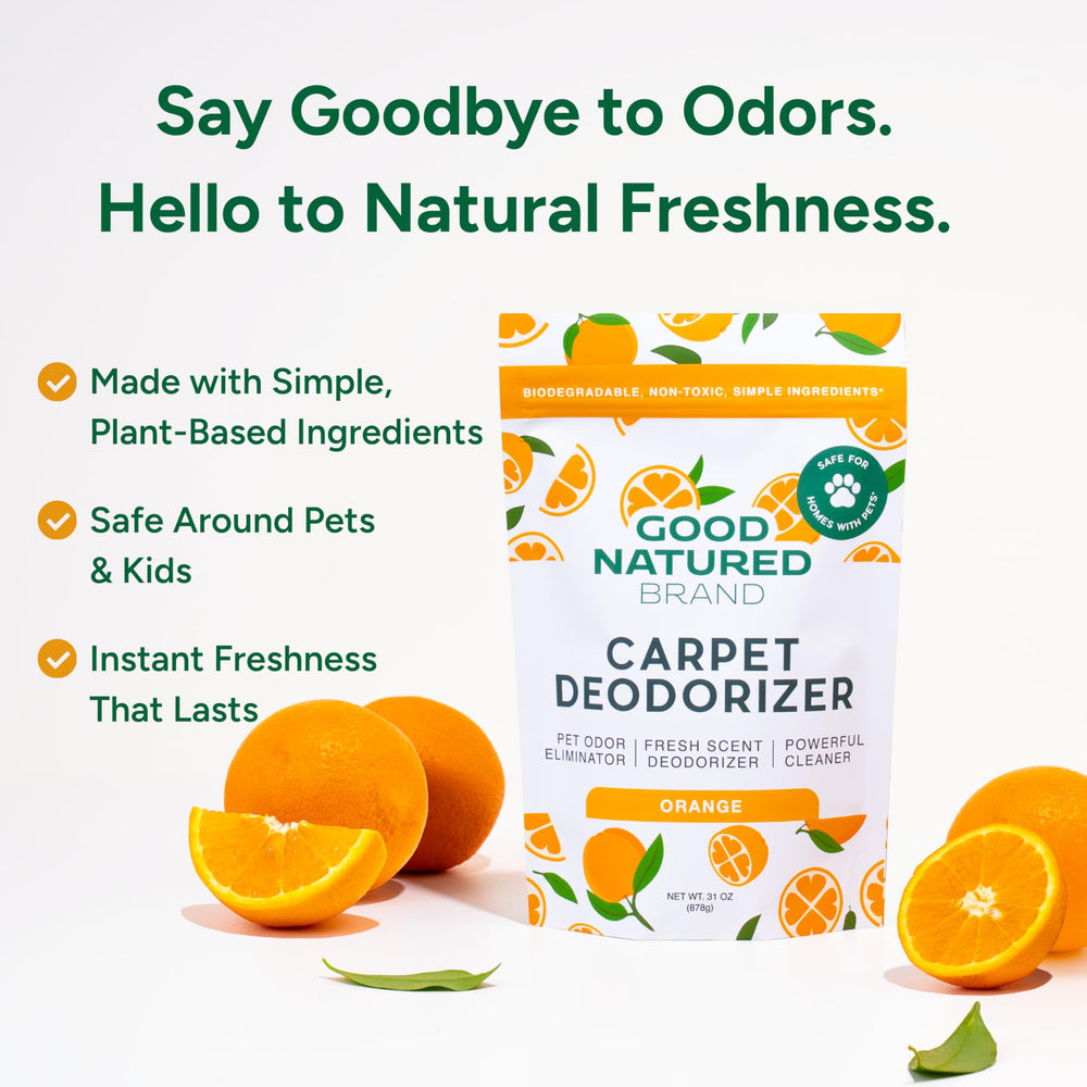Good Natured Brand strong odor elimination focus neutralizing pet smells.