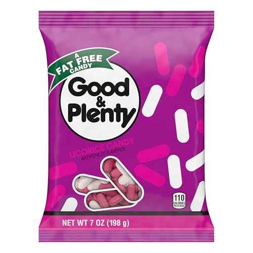 GOOD & PLENTY 7-ounce bag highlights fat-free candy for guilt-free treats