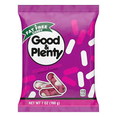 GOOD & PLENTY 7-ounce bag highlights fat-free candy for guilt-free treats