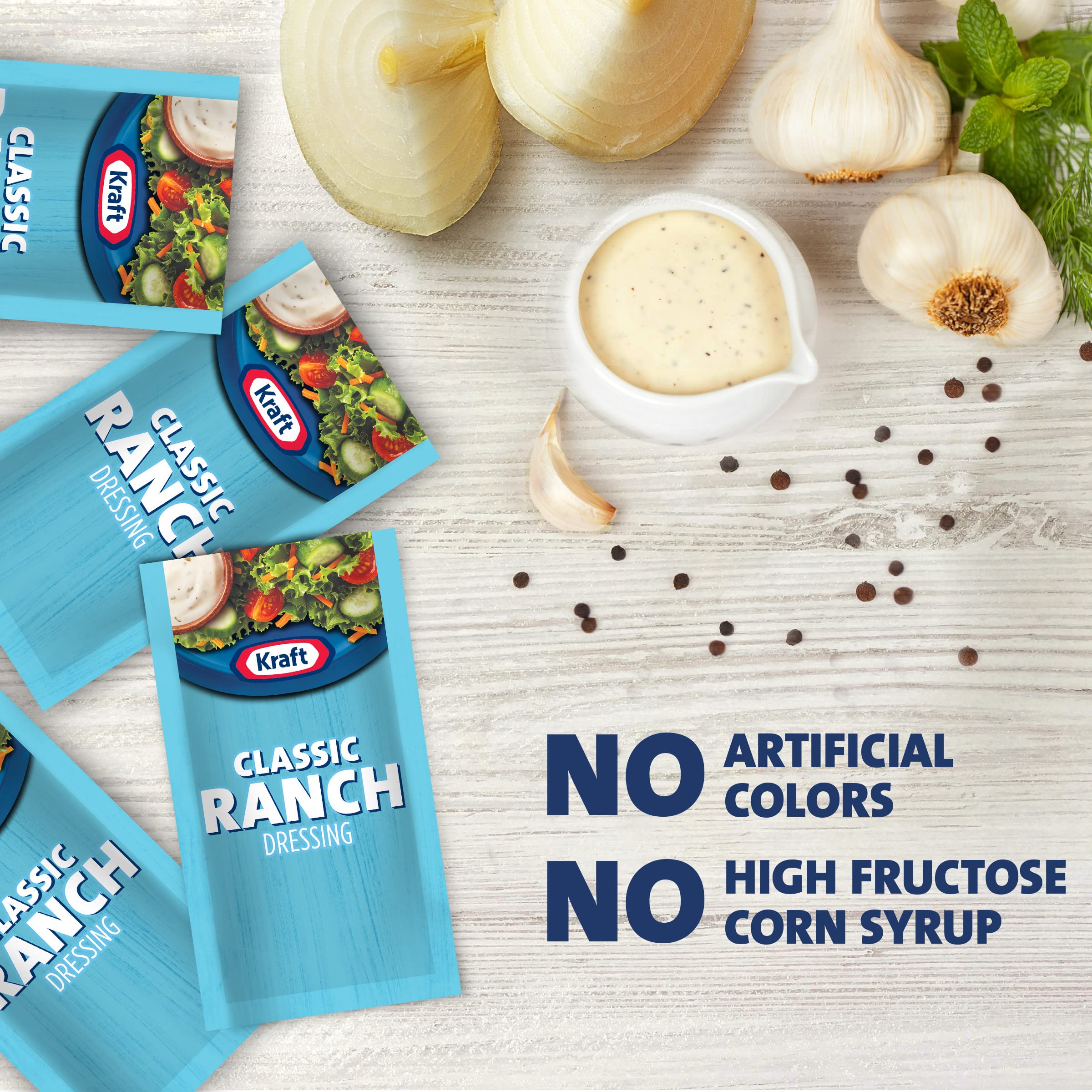 Kraft Ranch packet used as topping for sandwiches