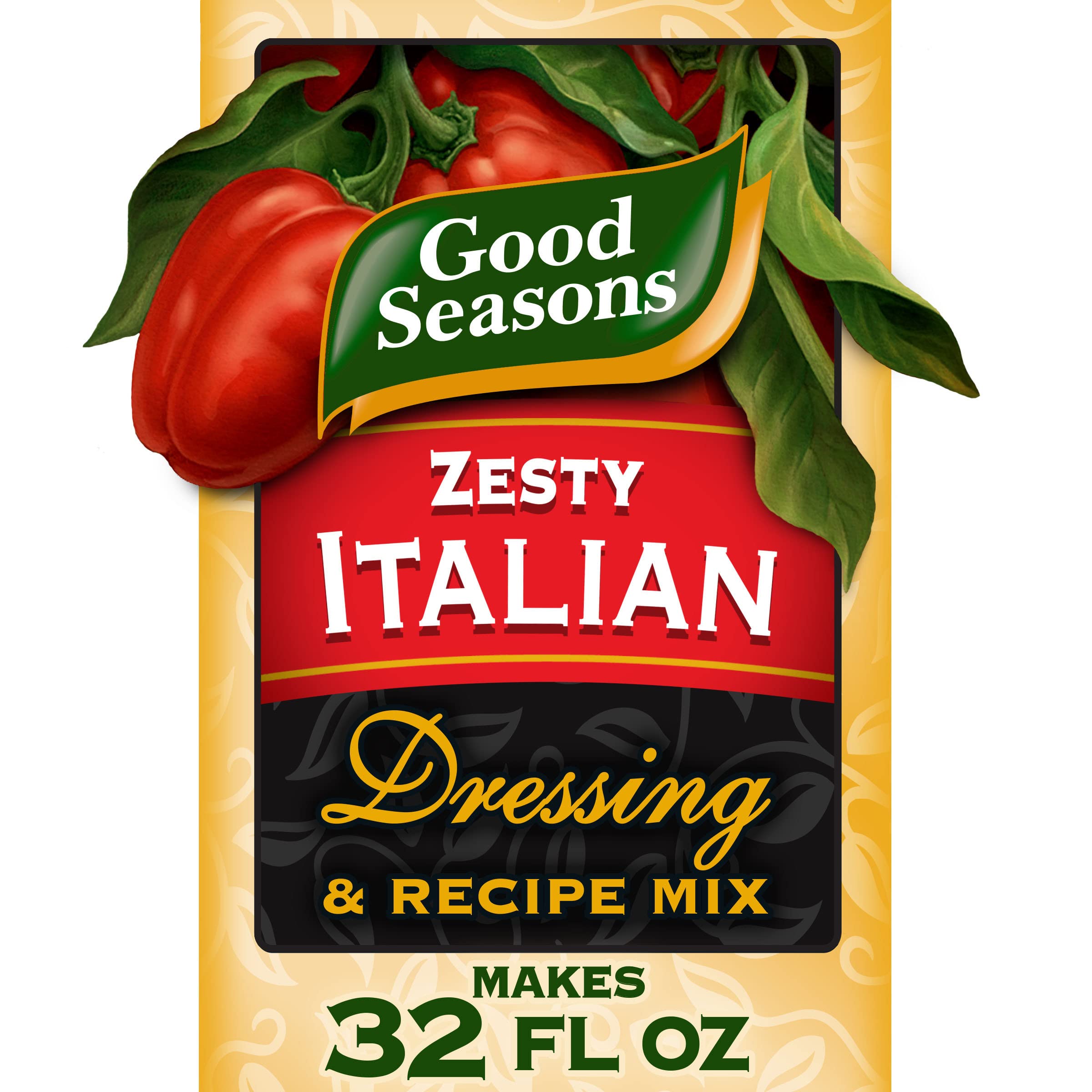 Good Seasons Zesty Italian dressing box with four packets for quick meals