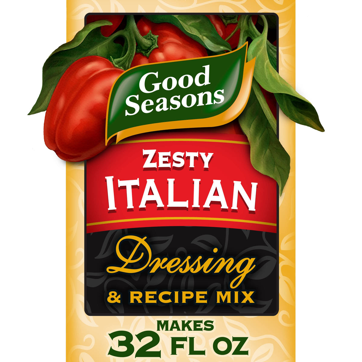 Good Seasons Zesty Italian dressing box with four packets for quick meals