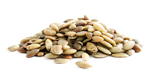 Good Sense pumpkin seeds over oatmeal provide protein and a savory crunch.