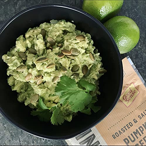 Good Sense resealable bag keeps pumpkin seeds fresh and convenient to measure.