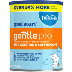 Good Start Gentle Pro bottle pour demonstrates easy feeding for sensitive tummies.