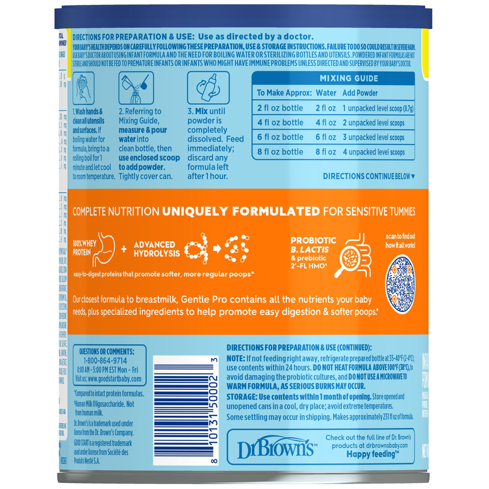 Good Start Gentle Pro softer-poops scene hints at comfortable digestion after feeds.